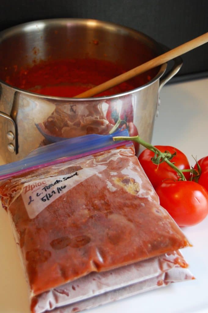 Freezer Tomato Sauce