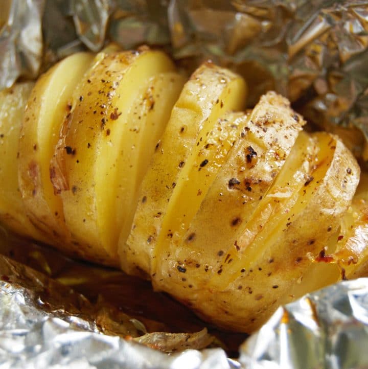 Grilled Hasselback Potatoes Nutrition To Fit Lindsey Janeiro Simple Healthy Recipes