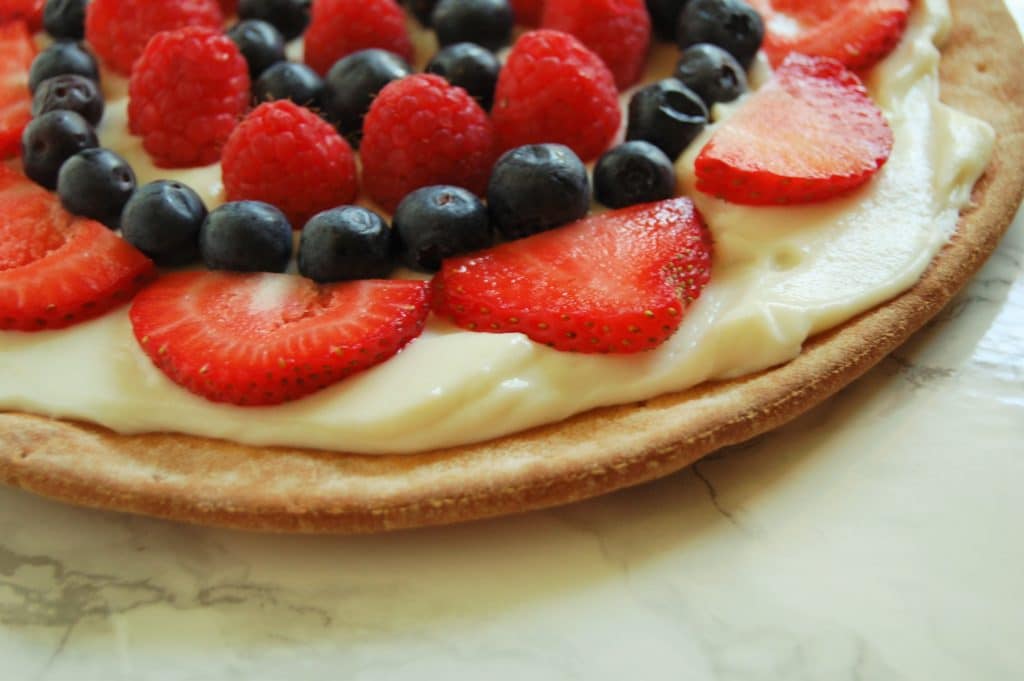 Ricotta Fruit Pizza