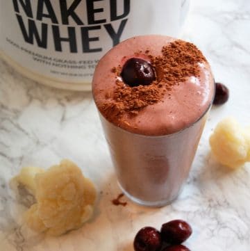 Naked Nutrition | Whey Protein | Protein Smoothie | High Protein | No Added Sugar | Grass-Fed Whey | Black Forest Smoothie | Chocolate Smoothie | Cherry Smoothie | Cauliflower Recipe | Smoothie Recipe