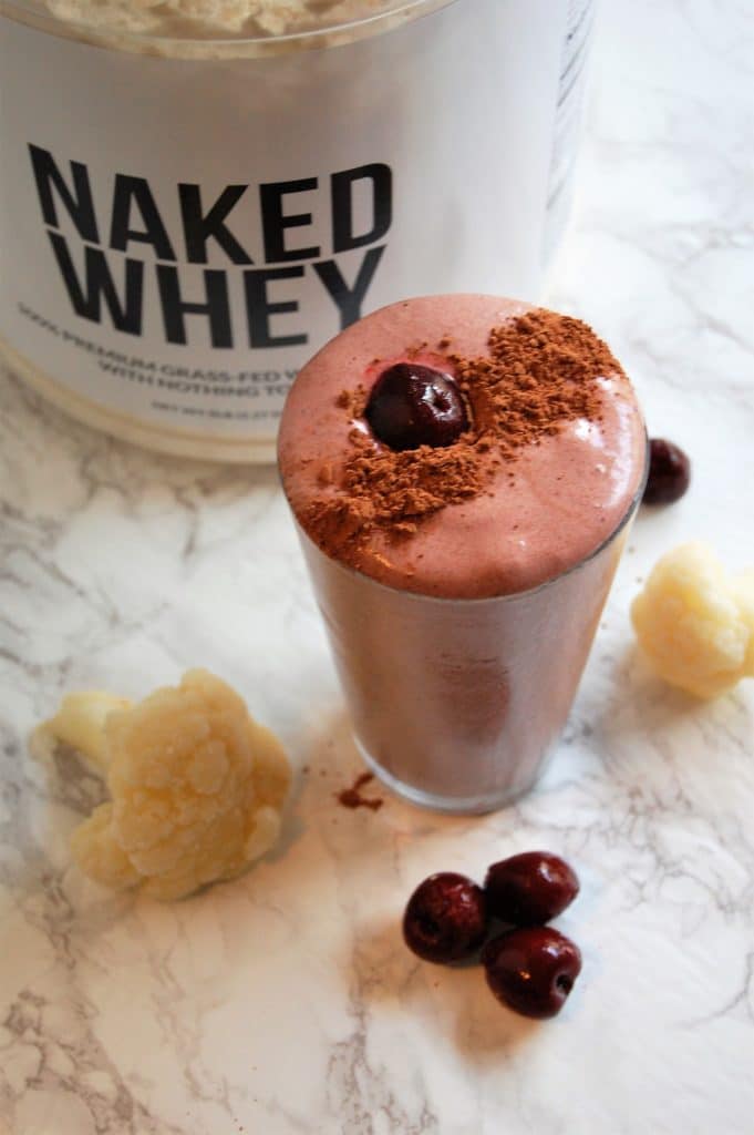 Naked Nutrition | Whey Protein | Protein Smoothie | High Protein | No Added Sugar | Grass-Fed Whey | Black Forest Smoothie | Chocolate Smoothie | Cherry Smoothie | Cauliflower Recipe | Smoothie Recipe