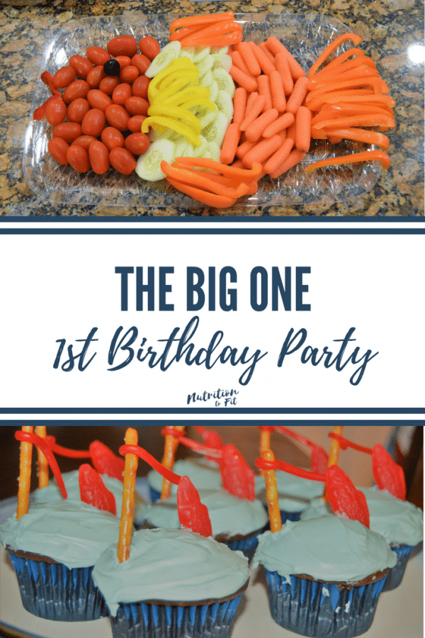 This cute first birthday party fish theme made an excellent celebration for my nephew! See our "the big one" themed food that we kept fun and easy!