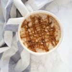 This Gingerbread Chai Latte is a simple, festive beverage that will keep you warm all winter long.