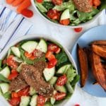 This easy two-ingredient Flaxseed Chicken Tenders recipe is free of the top 8 food allergens, family-friendly, and is great for meal prep! Bonus tips for how to make different flavor variations!