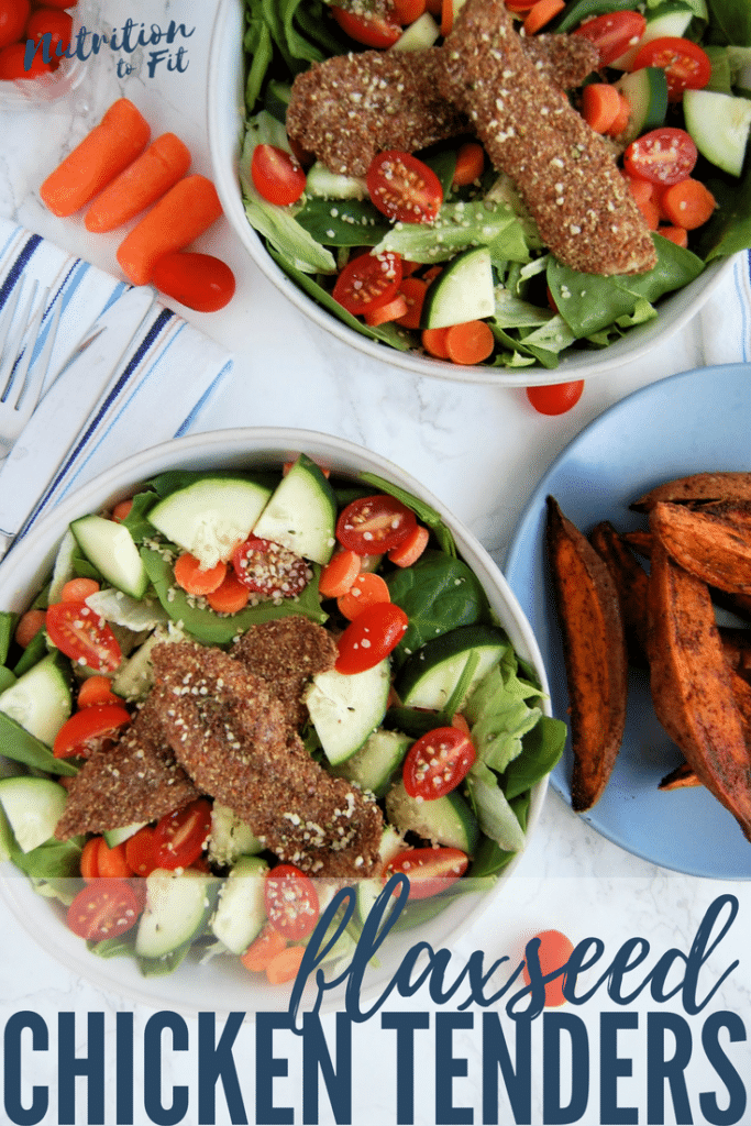 This easy two-ingredient Flaxseed Chicken Tenders recipe is free of the top 8 food allergens, family-friendly, and is great for meal prep! Bonus tips for how to make different flavor variations!