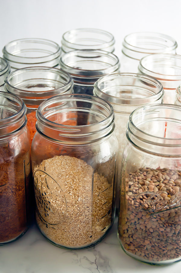 Emptying out your pantry, cabinets and everything else is the best way to see what you have and clean out the shelves when you're trying to spring clean your kitchen. 