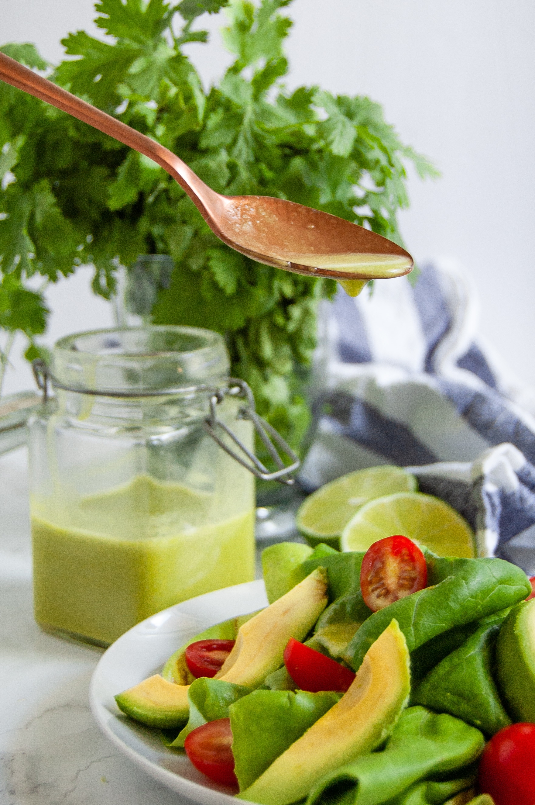 Cilantro lime dressing is a flavor-packed healthy salad dressing that needs just a handful of simple ingredients.
