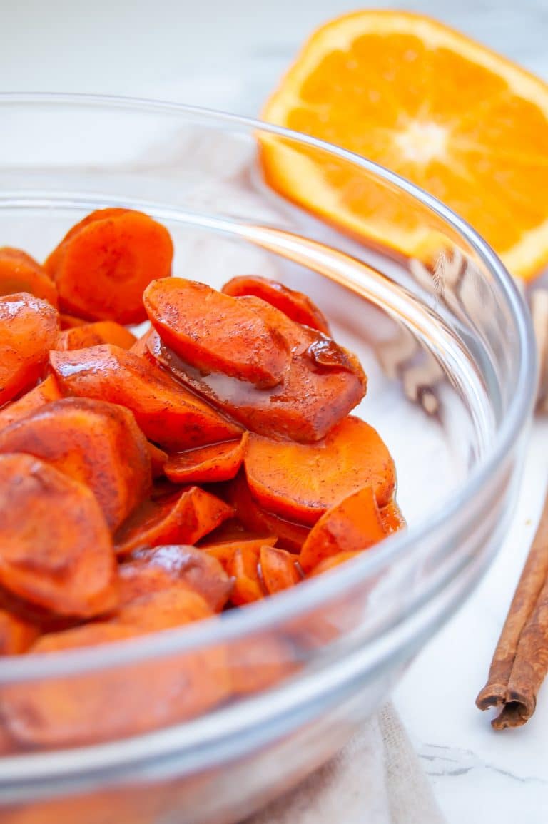 Healthy Cinnamon Carrots