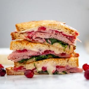 All the flavors and textures combine to make one incredibly satisfying sandwich with leftover holiday ham.