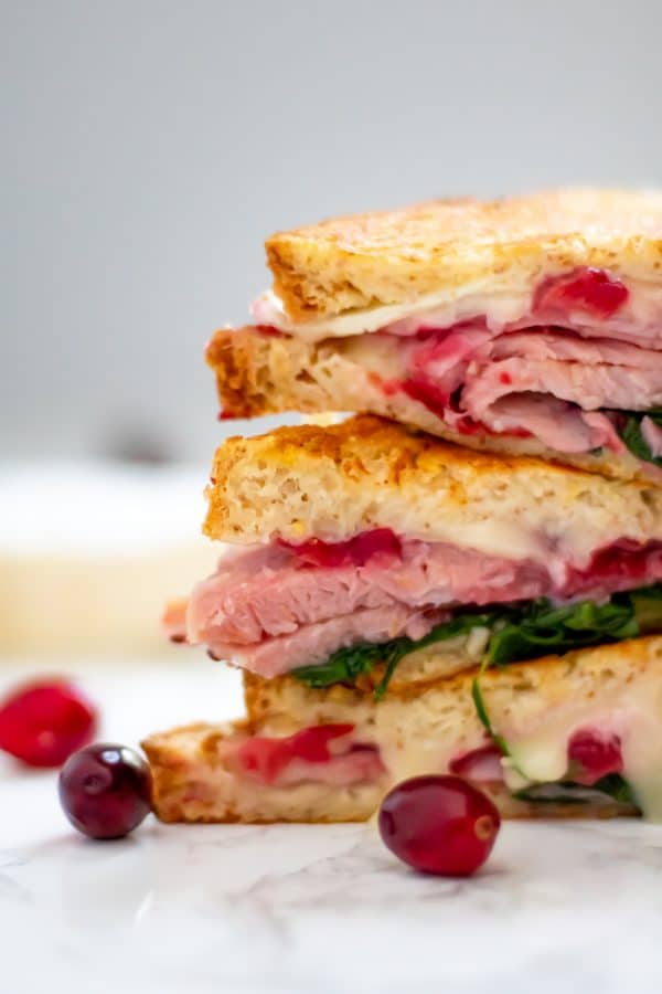 All the flavors and textures combine to make one incredibly satisfying sandwich with leftover holiday ham.