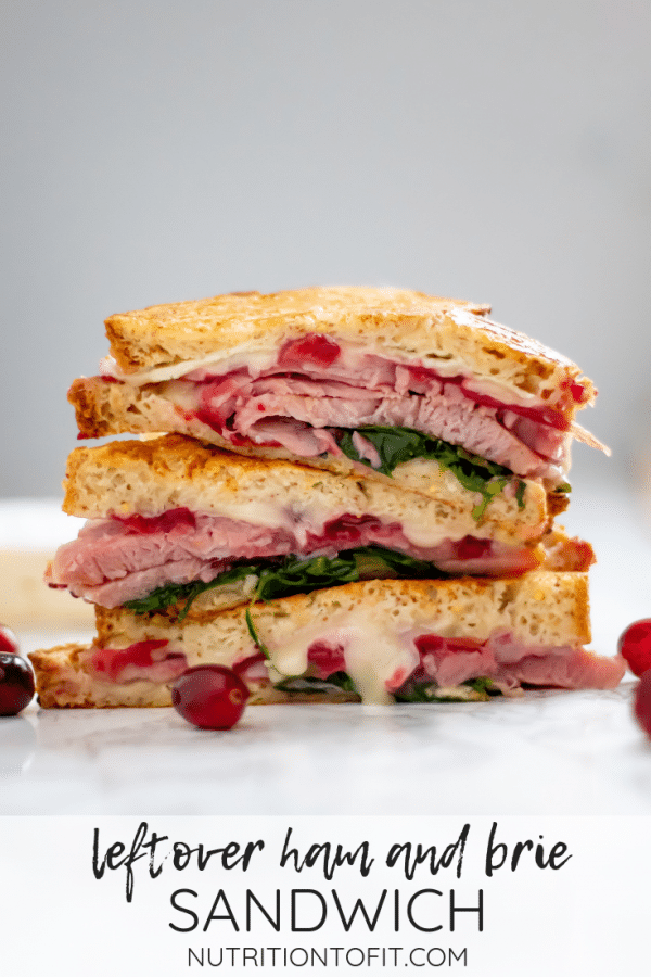 All the flavors and textures combine to make one incredibly satisfying sandwich with leftover holiday ham.