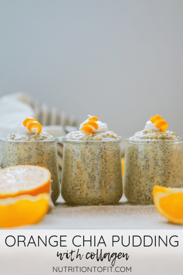 This orange chia pudding tastes like a healthy creamsicle pudding. Rich with fiber, protein, healthy fats, and with no added sugar, it makes a great balanced meal or healthy snack.