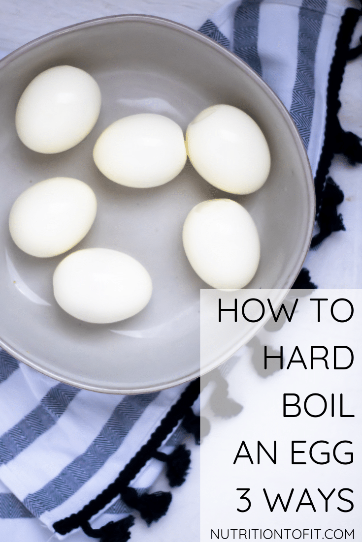 How to Hard Boil an Egg 3 Ways