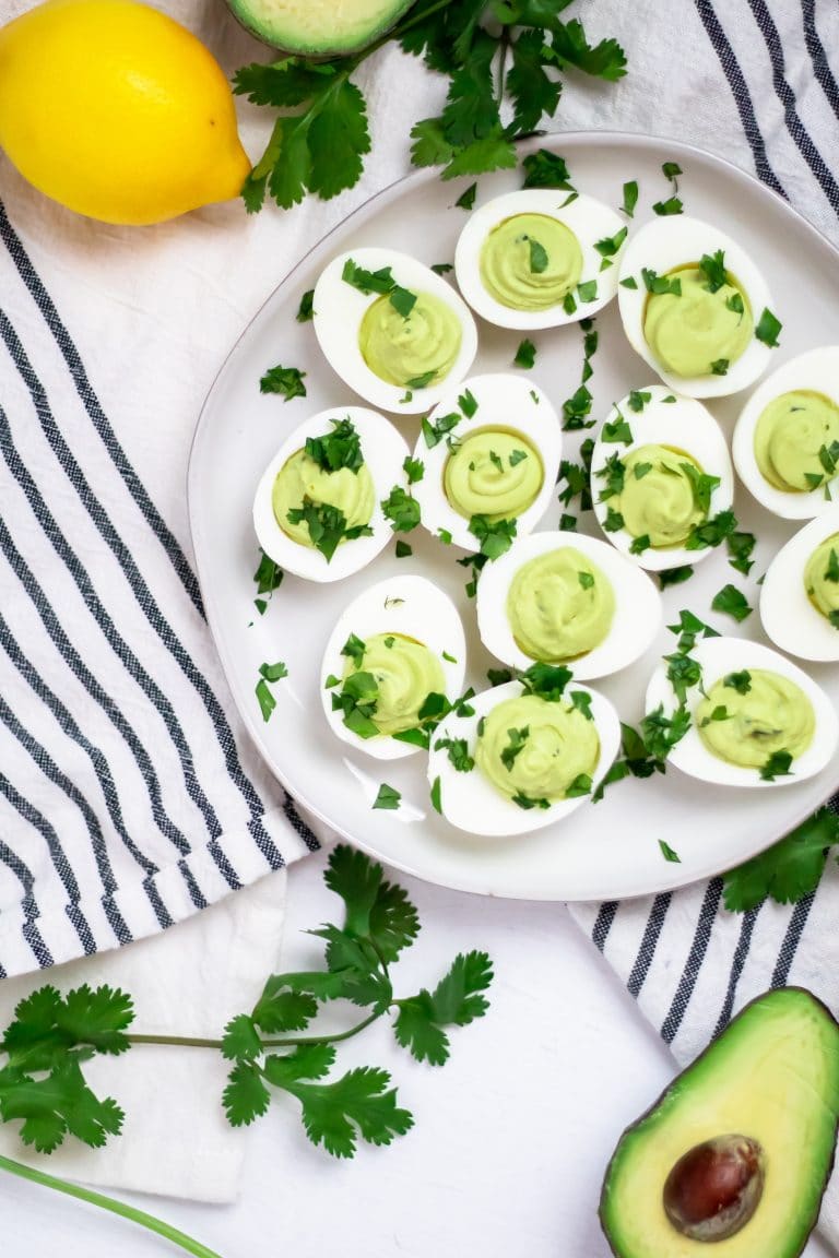 Avocado Deviled Eggs