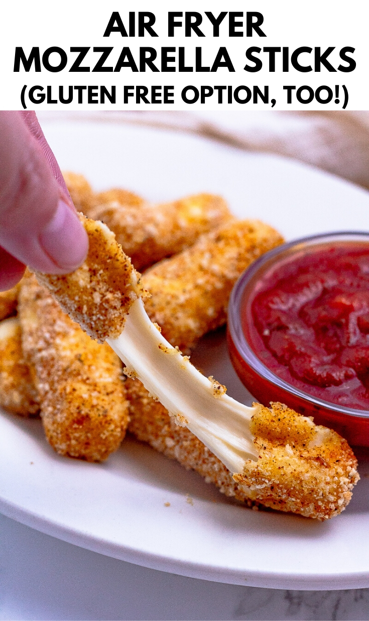 Air Fryer Mozzarella Sticks - Nutrition to Fit | Lindsey Janeiro ...