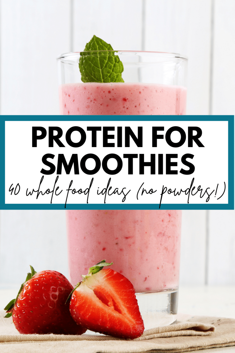 Protein for Smoothies: 40 Ways to Add Protein to Smoothies without Powders!