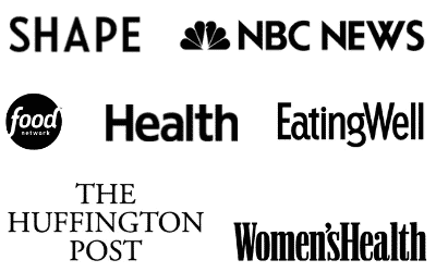 logos of various media outlets that Nutrition to Fit and Lindsey Janeiro have been featured on