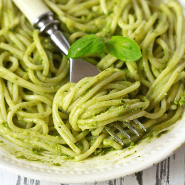 pesto noodles