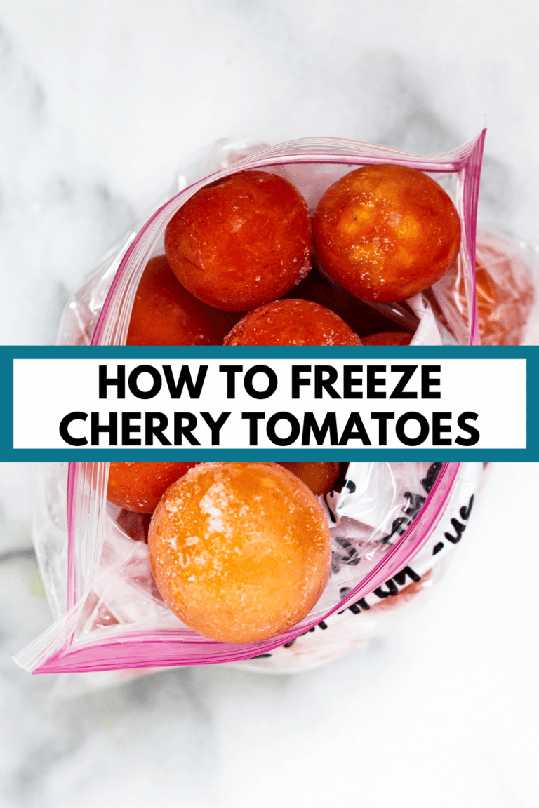 Can You Freeze Cherry Tomatoes?