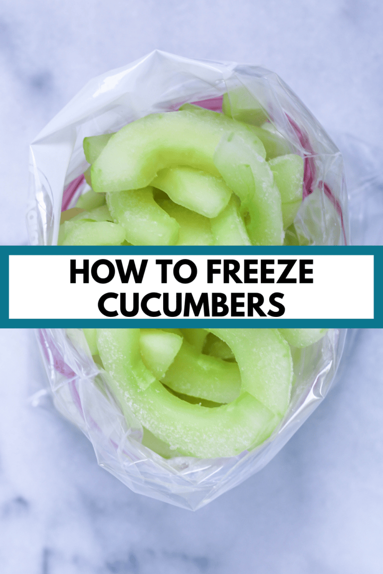 Can You Freeze a Cucumber?
