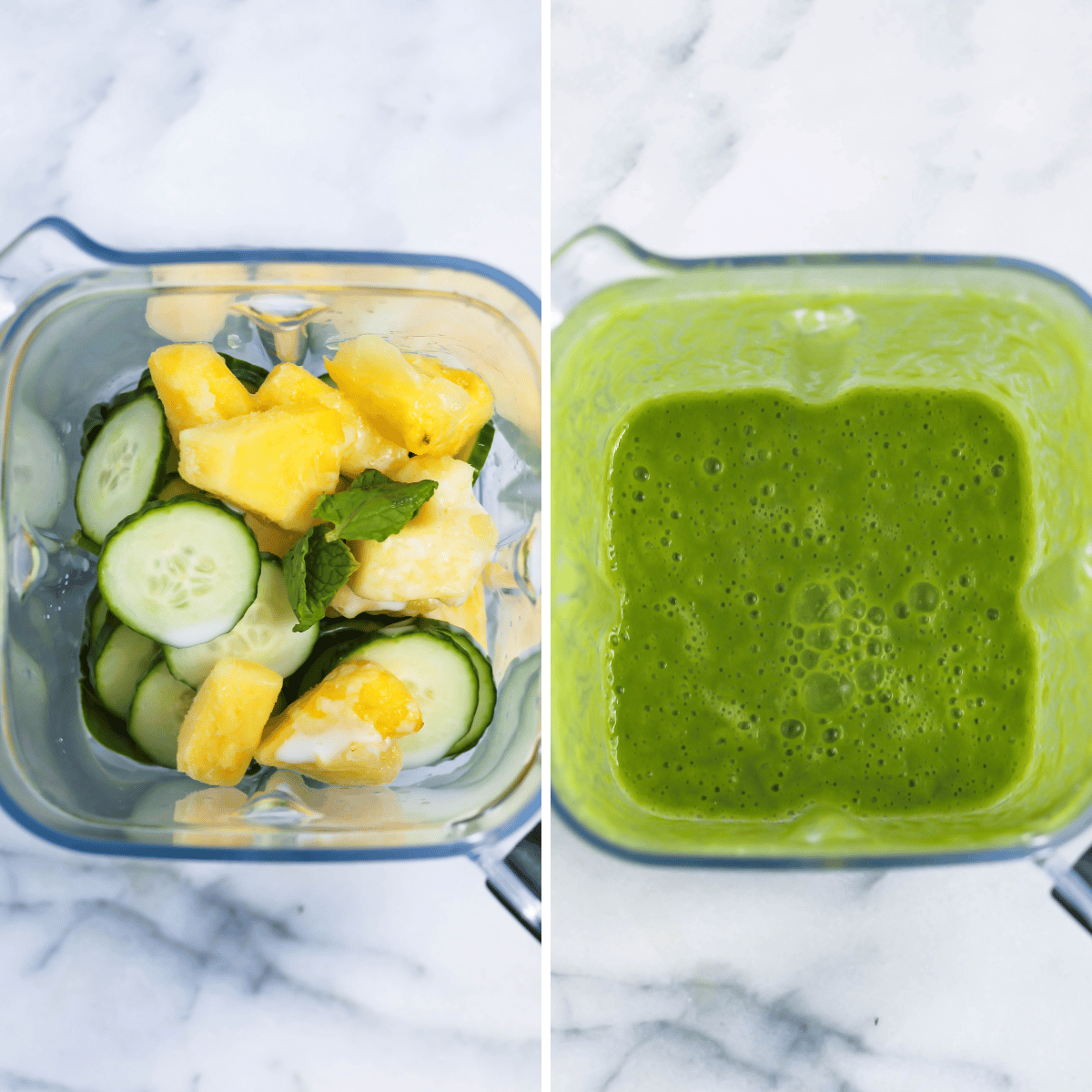 how to make a cucumber pineapple smoothie
