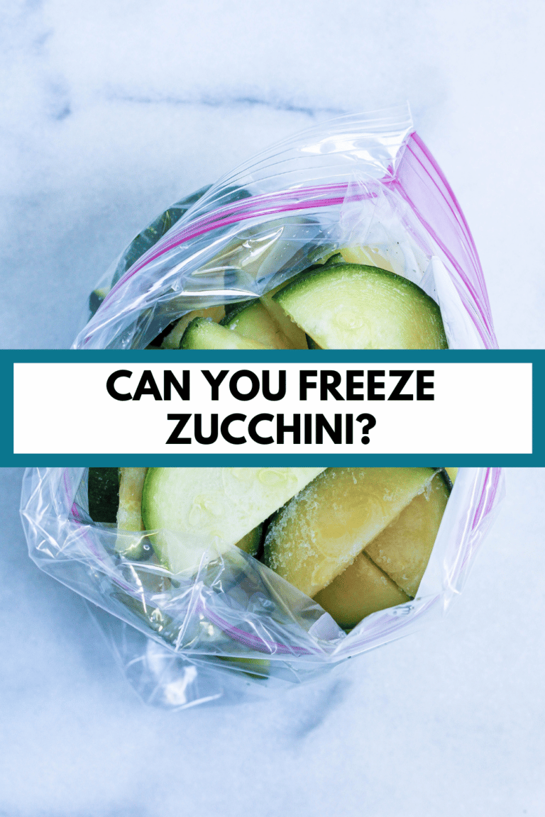 Can You Freeze Zucchini?