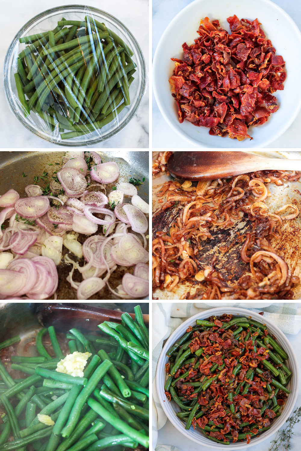 steps to make prosciutto green beans