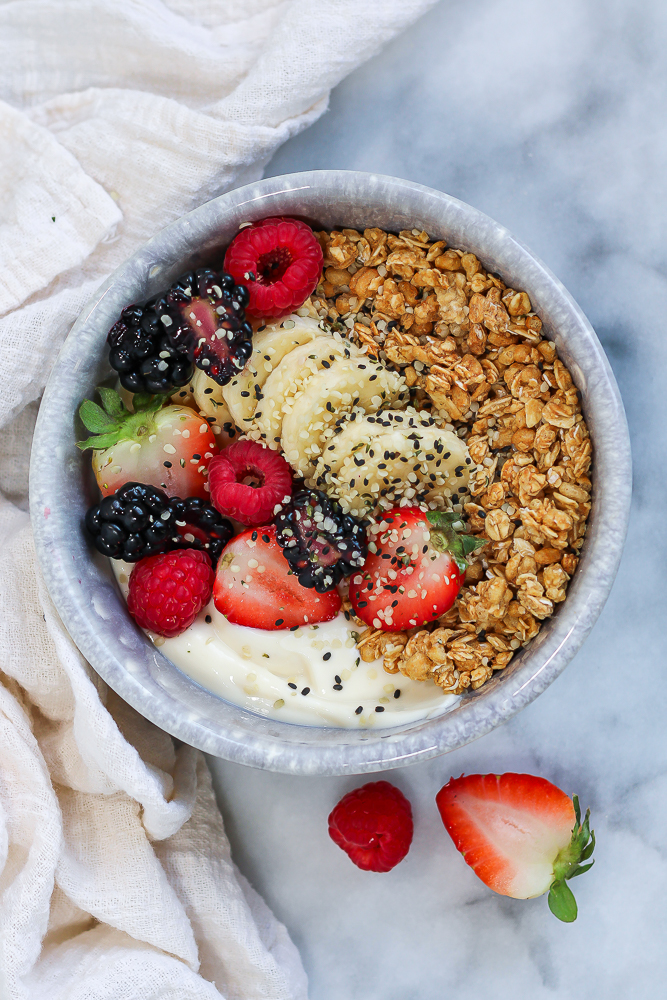 High Protein Yogurt Bowl Nutrition To Fit Lindsey Janeiro Easy 