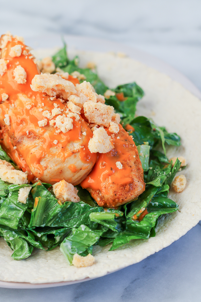 buffalo-chicken-caesar-wrap-nutrition-to-fit-lindsey-janeiro-simple-healthy-recipes