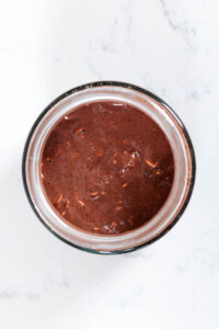 the brownie base of the cosmic brownie overnight oats