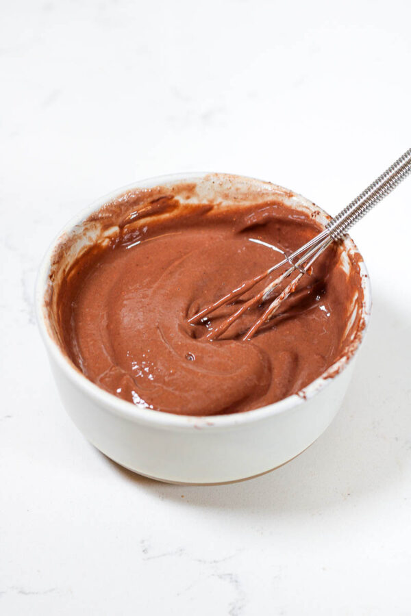 the chocolate high protein "Frosting" for the cosmic brownie overnight oats