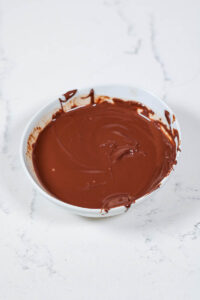 melted chocolate for chocolate dates