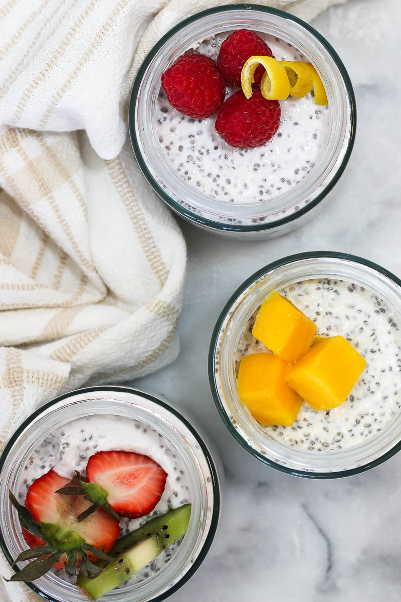 greek yogurt chia pudding