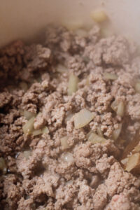 browning meat for turkey pumpkin chili