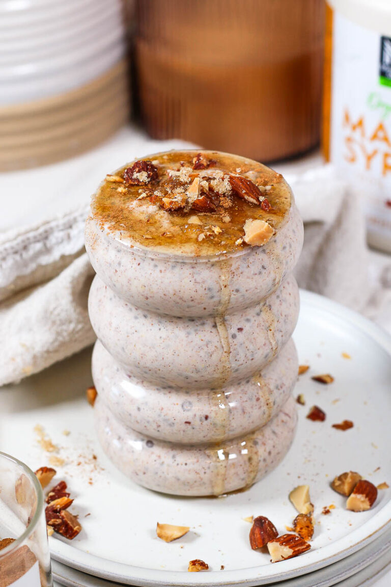 maple and brown sugar overnight oats