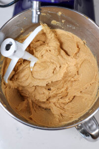 wet ingredients for peanut butter cup cookies