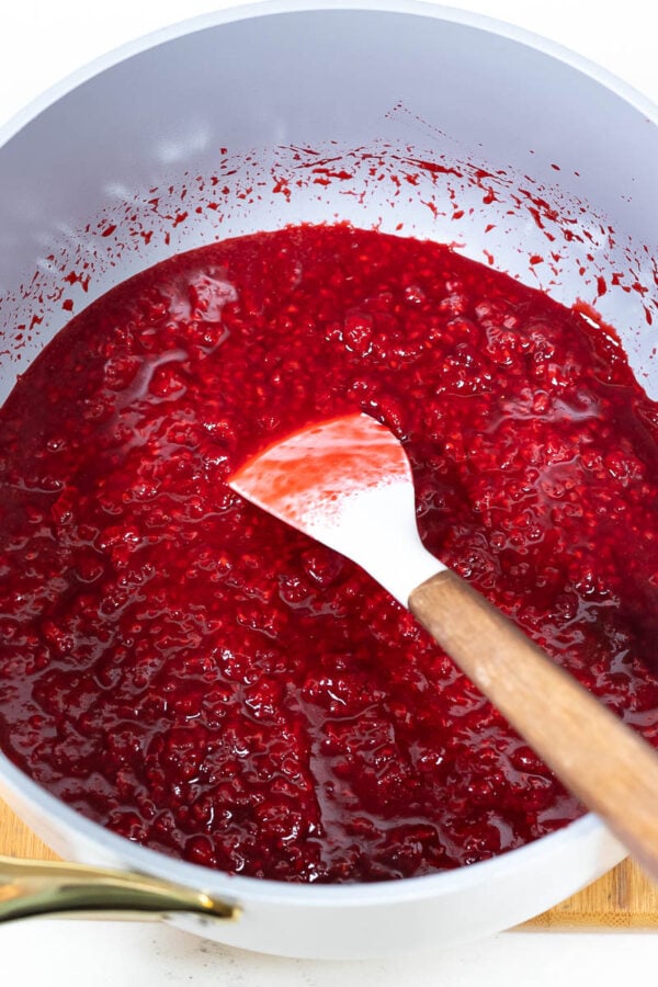 Mashed Raspberries Raspberry Chia Jam | Nutrition to Fit