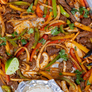Sheet Pan Steak Fajitas