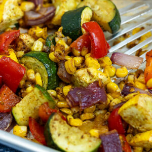 roasted summer vegetables