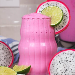 tropical bright dragon fruit smoothie